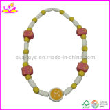 Wooden Baby Beads Smile Necklace Gift Toy (W11E029)
