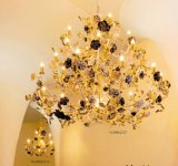 Elegance Rose Hotel Project Decoration Chandelier Light (NLX8862-27)