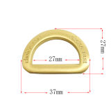 Custom Gold Colored Spring Buckle/Metal D-Ring