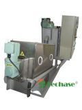 (Closed Structure, No Smell) Sludge Dewatering Equipment: Techase Multi-Plate Screw Press