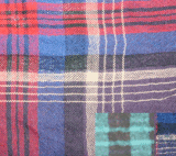 Fashion Crepe Wool Fabric with Check