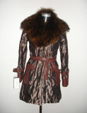 Winter Proof Coat Raccoon Fur Collar (F08-017)