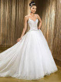 Wedding Dress in Lace Embroidery (520_A)