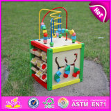 2015 Early Learning Kids Toy for Wholesale, Children Learning Toys Colorful Beads, Multifunction Cheap Wooden Learning Toy W11b060