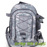 Polyester Camo Fabric Sport Backpack with Inside Pocket