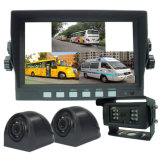 7 Inch Color CCD Rear View Quad Monitor with Waterproof Camera Car Back up System (JY-730Q, JY-669, JY-6731)