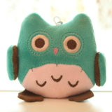 18cm Green Stuffed Owl Plush Kids Toys