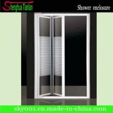 Chrome Finished Aluminium Alloy New Design Curved Shower Screen (TL-417)