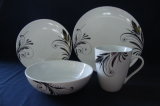 Porcelain Coupe Dinnerware Set, Ceramics Dinnerware Set (JC3386)