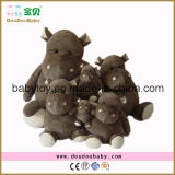 Plush and Stuffed Hippo Baby Toy