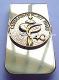 Customized Plating Gold Money Clip