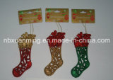 Glitter Christmas Ornament Christmas Boots (XM-C-1021) Christmas Ornament