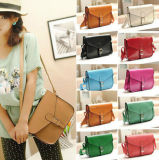 Fashion Women's PU Leather Satchel Shoulder Messenger Bag Handbag (WH0802)