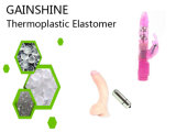 Gainshine High Through Transparent TPE Material Manufacturer for Dildo E02