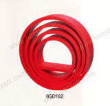 New Red Wooden Wall Shelf for Home Decoration