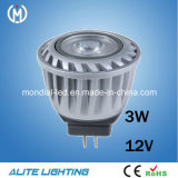 CE RoHS MR11 Gu4 12V 3W LED Spotlight (AS20-3W)