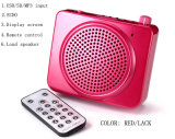 Portable Waistband Teaching Amplifier Microphone N92 Red