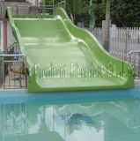 Family Backyard Pool Water Slide