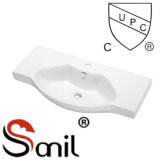Upc Approved Bathroom Cabinet Ceramic Sink (SN1540-90)
