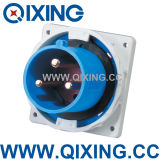 Qixing European Standard Male Panel Mounted Plug (QX836)