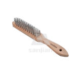 The Newest Style Steel Wire Brush with Wooden Handle, Brush Wire Brush Cleaning Brush (SJIE3003)