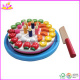 Children Wooden Birthday Toy Cut The Cake DIY Toy (W10B068)