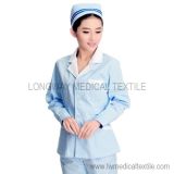 Blue Nurse Uniform for Summer (HX-T501)
