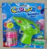 Plastic Solid Inertia Bubble Gun Toys