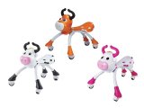 Cartoon Cow Plastic Swingcar Baby Walker with Music with Light