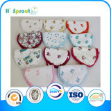 Hot Sales Super Soft Baby 100% Cotton Muslin Bibs with Lovely Printing