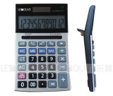 12 Digits Dual Power Optional Tax Desktop Office Calculator with Stand Holder (LC228B)