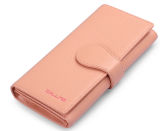Customized PU Leather Lady's Wallet, Fasgion and Beautiful Wallet