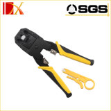 Slide Card Packing Double Color PVC Handle Press Plier/Crimping Tool