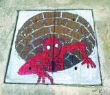 Environmental Decorative FRP Manhole Cover Spider-Man Drawing