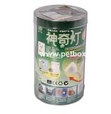 Plastic LED Lamp Cylinder Packaging Box Tube with Paper Card