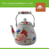 5L New Design Enamel Kettle Ceramic Teapot with Ceramic Handle (BY-2808)