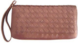 Fashion Ladies' Woven Leather Wallet (W-81)