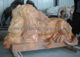 Marble Lion for Stone Statue Animal Sculpture (SY-D058)