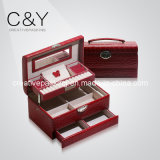 Leather Jewelry Storage Case / Cosmetic Case