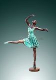 Bronze Ballet Dancer Sculpture (TPLS-013)