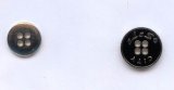 4holes Alloy Button With Enamel