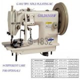 Double Needle Pleating Sewing Machine With 14 Cams