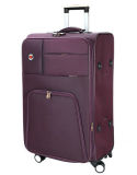 Soft Polyester Built-in Trolley Travel Luggage