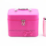 Girl Premium Beautiful Fashion PU Bowknot Cosmetic Box