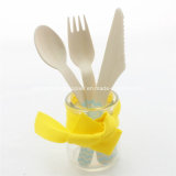 Party Favor Supplies Disposable Tableware Wooden Spoon Cutlery