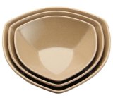 Rice Husk Fibre Tableware Triangle Bowl