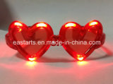 Heart-Shaped Novelty Party Sunglasses with LED Light