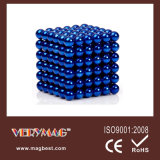 5mm Blue Neocube, Buckyball, Magnet Ball, DIY Puzzle Toy (Blue)