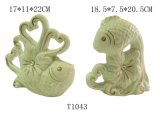 Porcelain Ceramic Crafts Gifts Fish Figurine