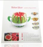 Sainless Steel Melon Slicer with Plastic Handle, Watermelon Cutter (TV129)